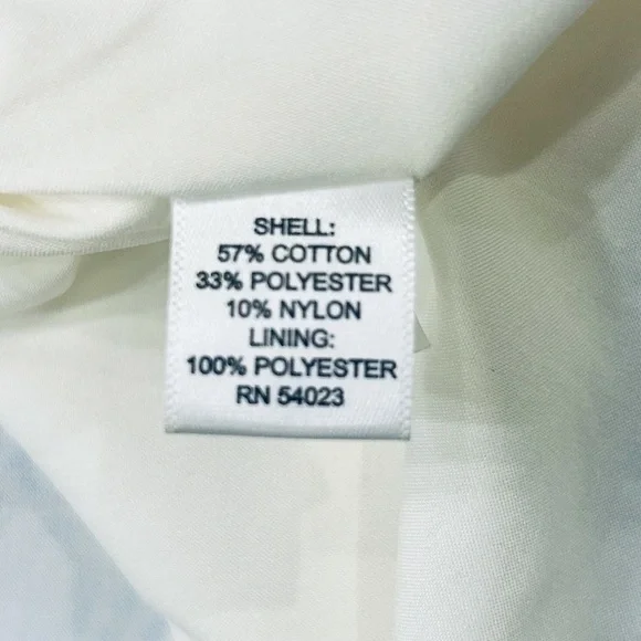 Banana Republic Atlantic Blue Floral Sleeveless Fit Flare Dress Size 4 - Picture 10 of 12